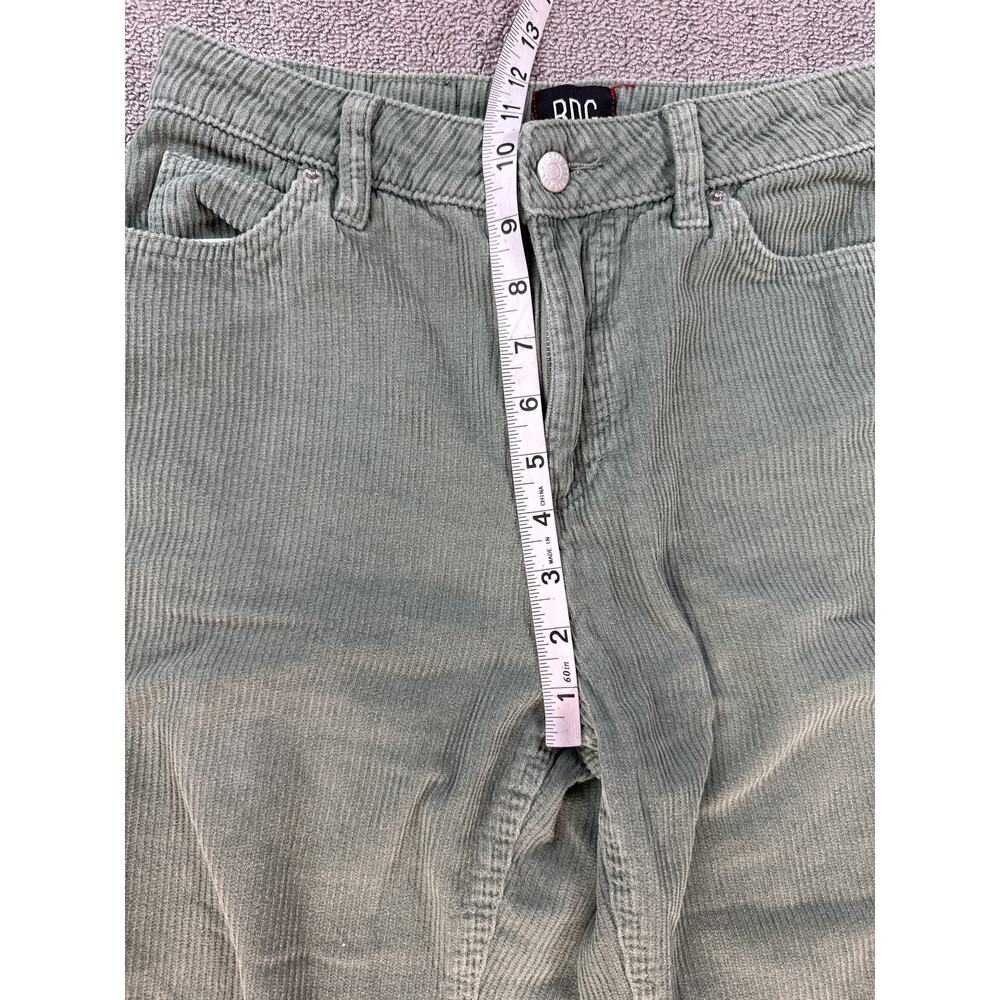 BDG Corduroy Pants Mom High Rise Cords Retro Green Size 25 - Picture 9 of 11
